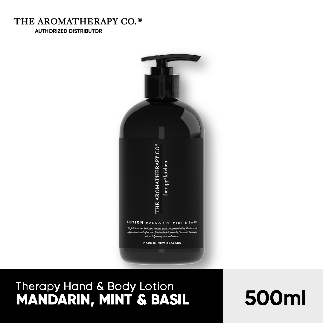 Therapy Kitchen Hand Lotion 500ML Mandarin Mint and Basil Wellness Plus
