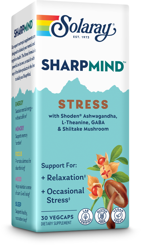 Solaray SharpMind Nootropics Stress