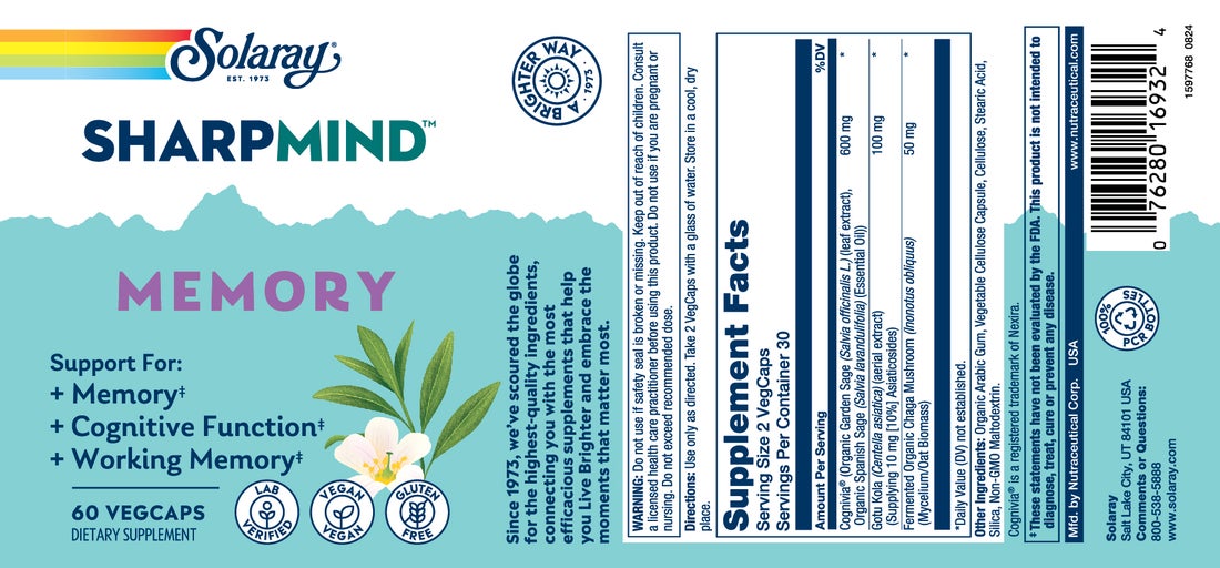 Solaray Sharpmind Memory