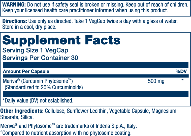 Solaray Prosorb Turmeric 29x 500mg