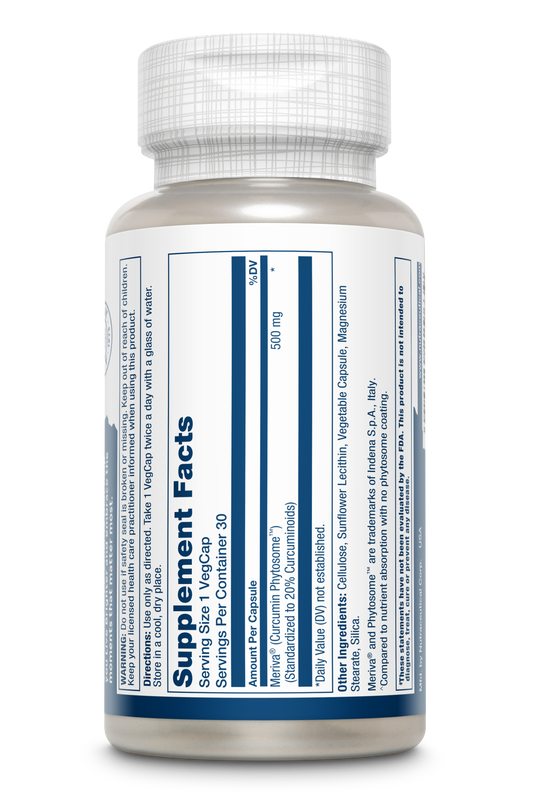 Solaray Prosorb Turmeric 29x 500mg