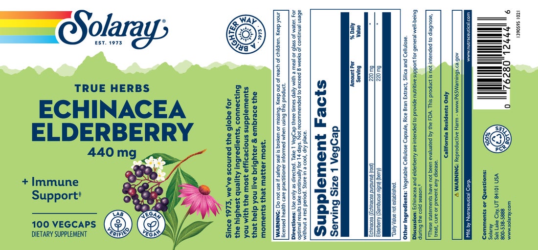 Solaray Echinacea and Elderberry