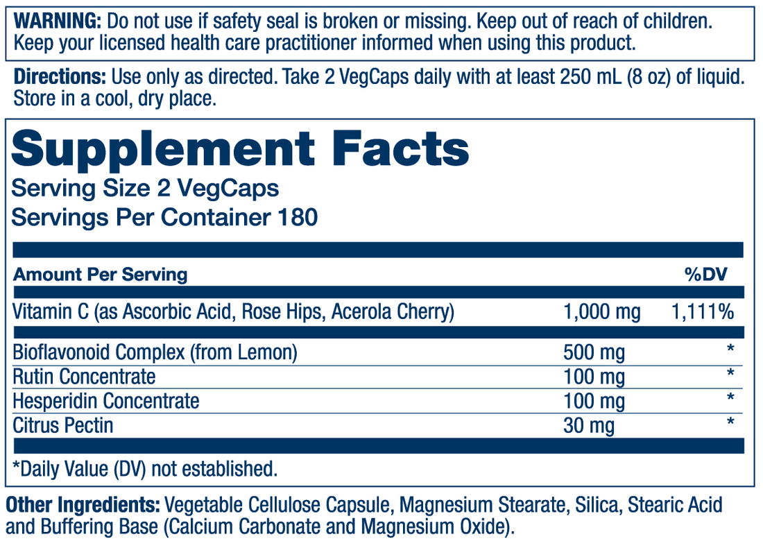 Solaray Super Bio C Buffered 1000mg