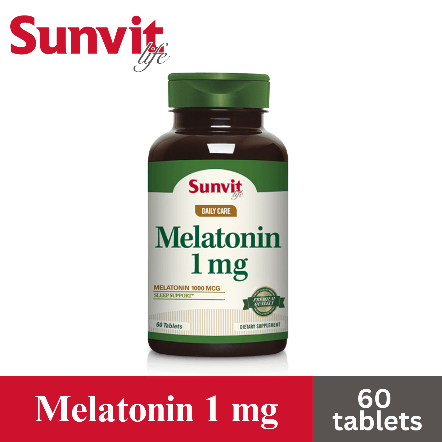 Sunvit Melatonin 1 mg 60 tablets