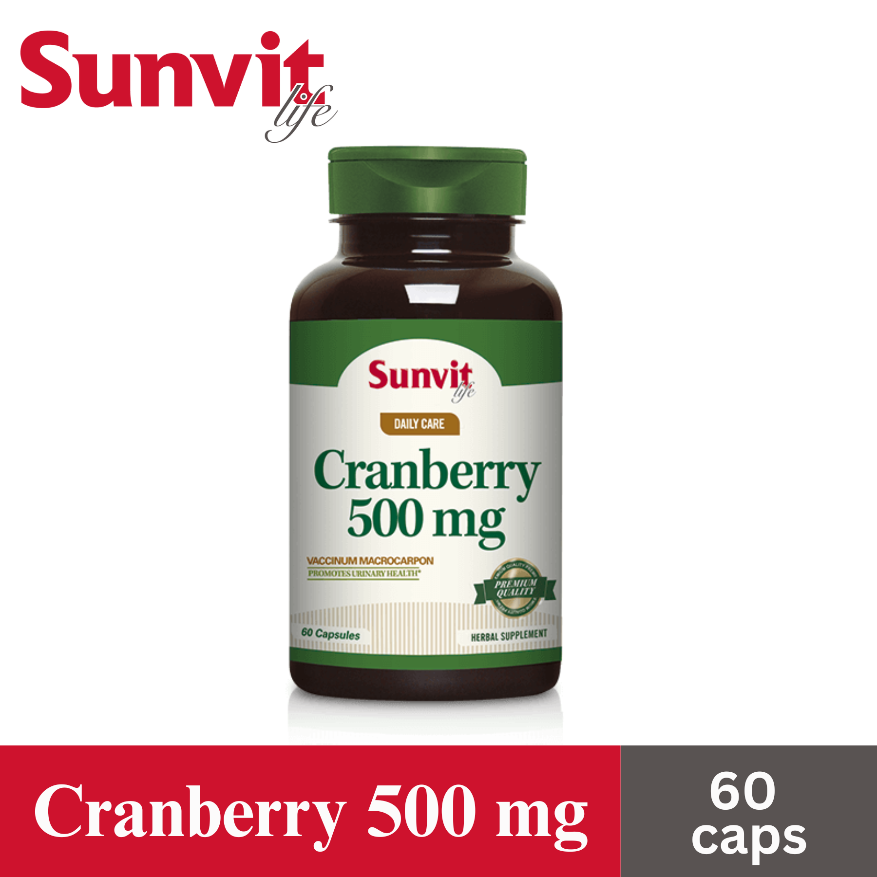 Sunvit Cranberry 500 mg 60 caps