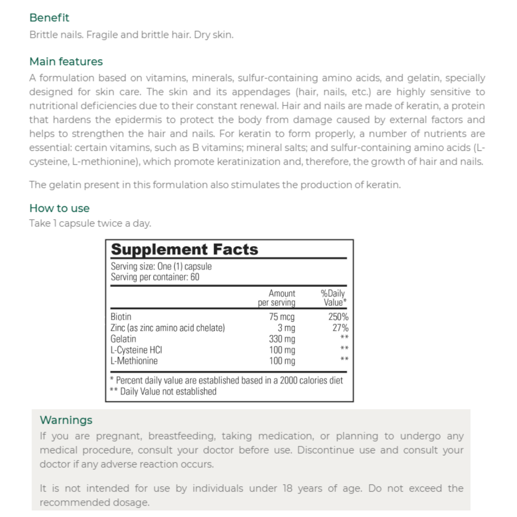 Sunvit Multiviamins+Amino Acids 60 capsule