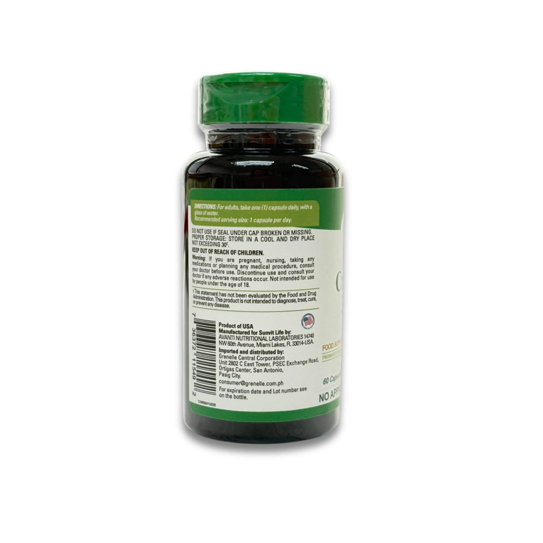 Sunvit Cranberry 500 mg 60 caps