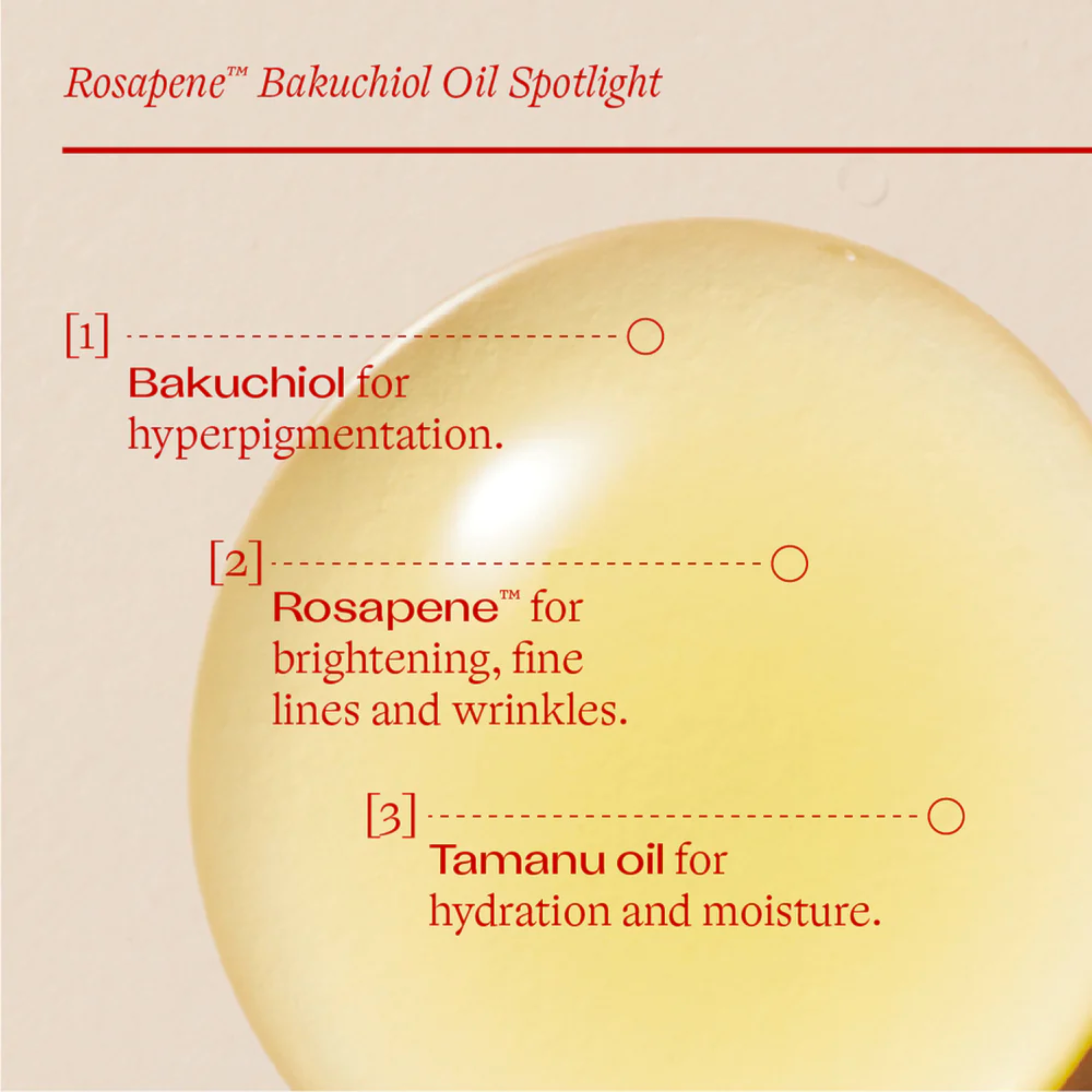 Rosapene Bakuchiol Oil 30ml