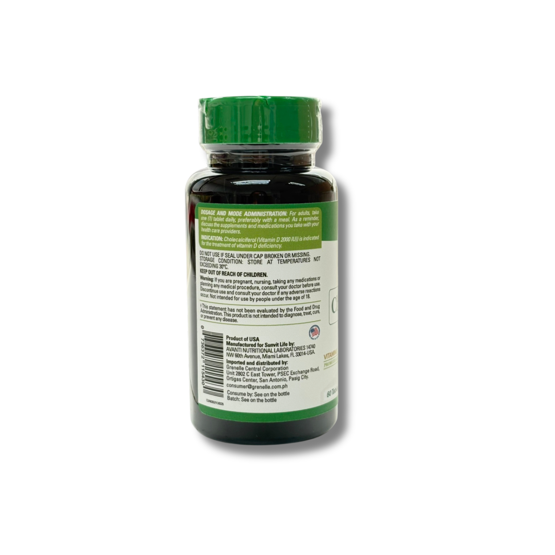 Sunvit Cholicalciferol 60 tablets