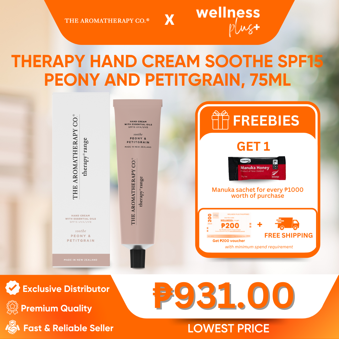 Therapy Hand Cream SPF15 75ML Soothe Peony and Petitgrain