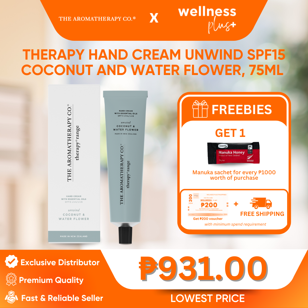 Therapy Hand Cream SPF15 75ML Unwind Coconut and Water Flower