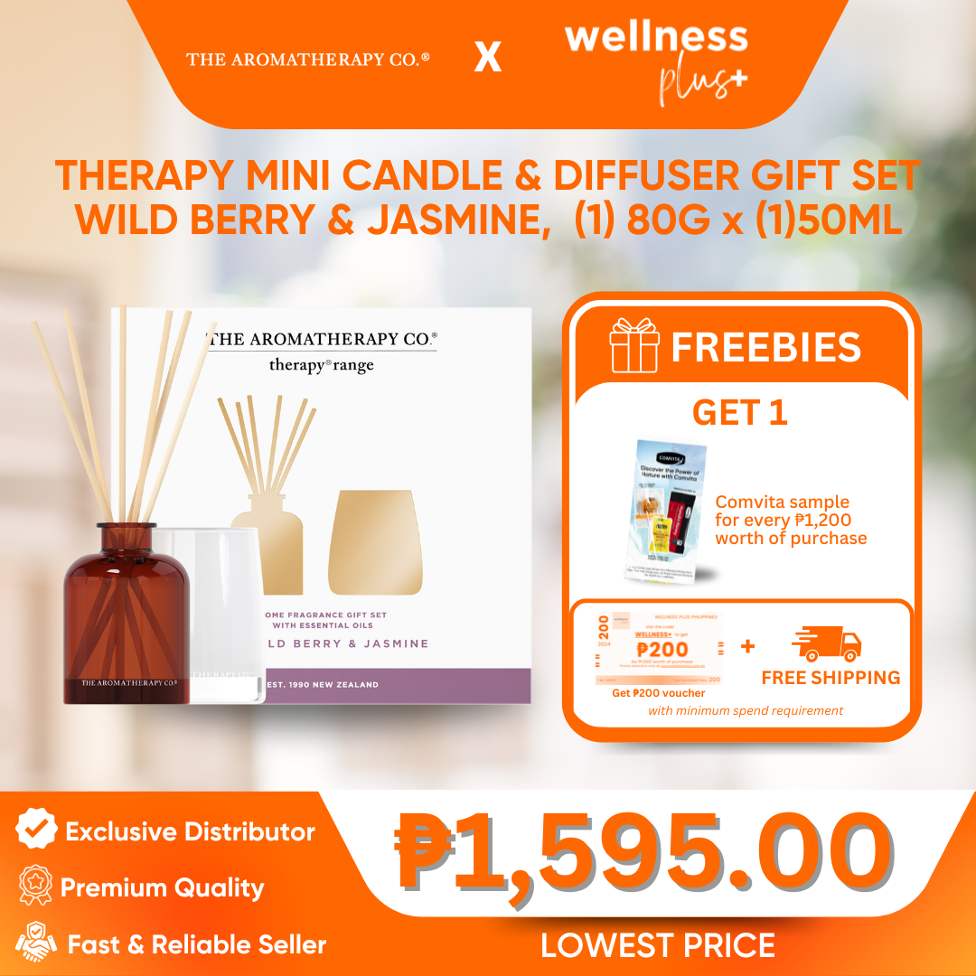 The Aromatherapy Mini Candle & Diffuser Gift Set Wild berry & Jasmine (Limited Edition)