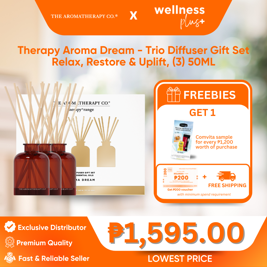 The Aromatherapy Dream Diffuser Trio Gift Set Relax, Restore & Uplift (Limited Edition)
