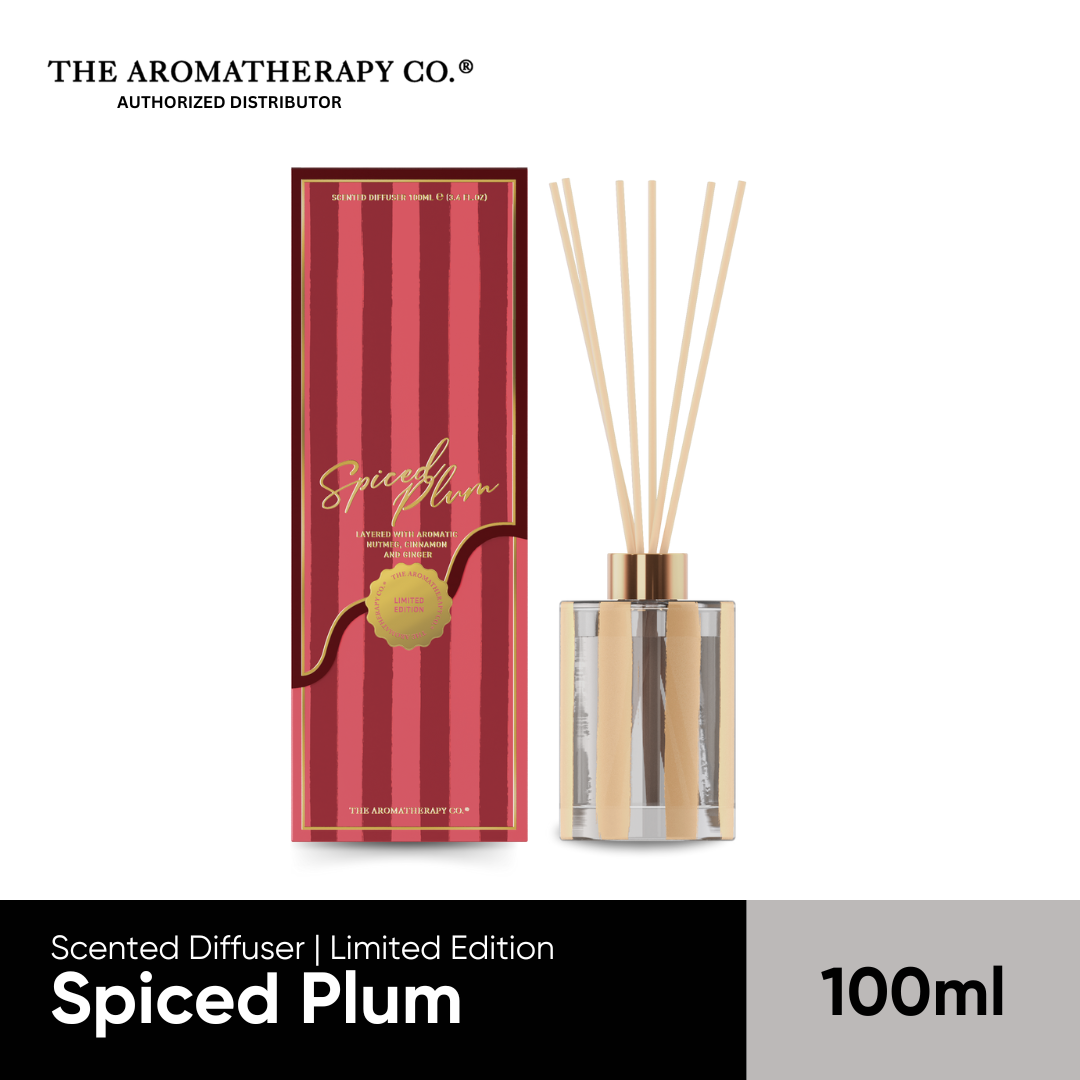 The Aromatherapy Festive Diffuser 100ml Spiced Plum (Limited Edition)