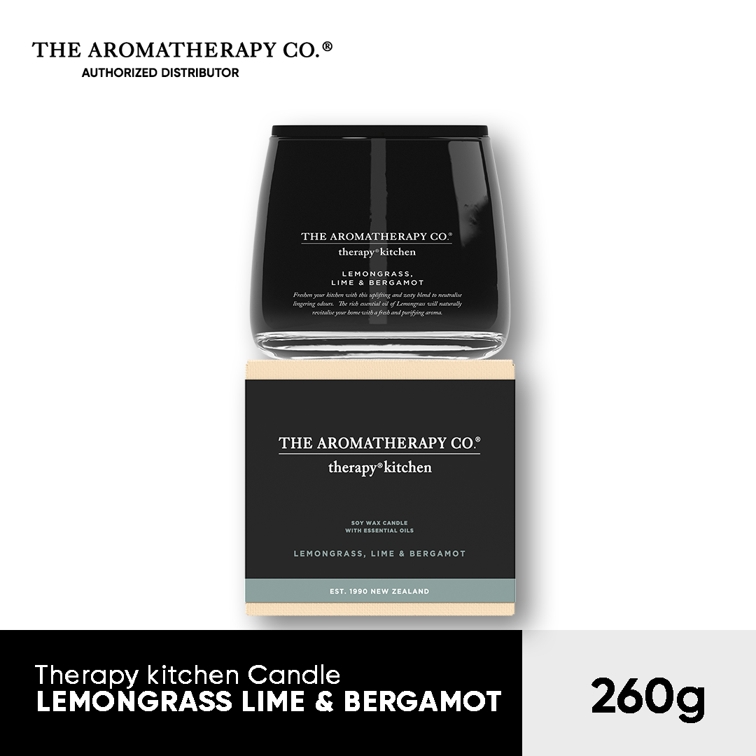 Therapy Kitchen Candle 260g Lemongrass Lime and Bergamot