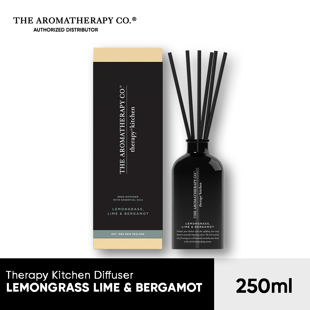 Therapy Kitchen Diffuser 250ml Lemongrass Lime and Bergamot