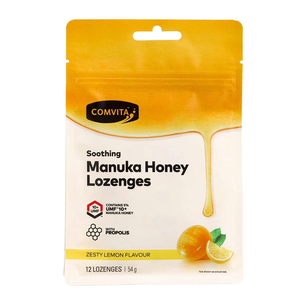 Manuka Honey Lozenges-Lemon & Honey 12s