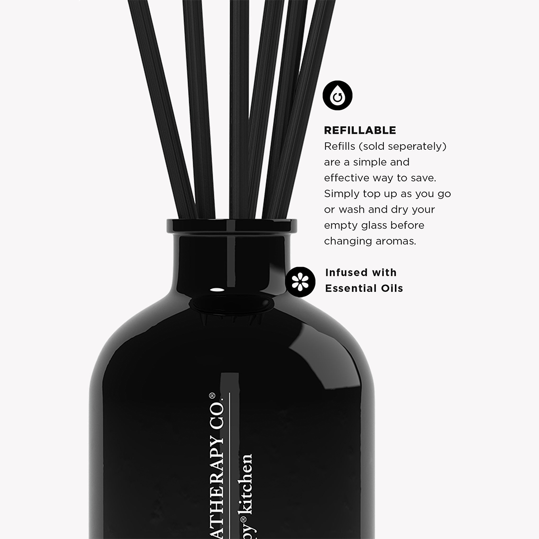 Diffuser Kitchen Extract Therapy Kitchen Diffuser 250ml Lemongrass Lime and Bergamot – Wellness Plus